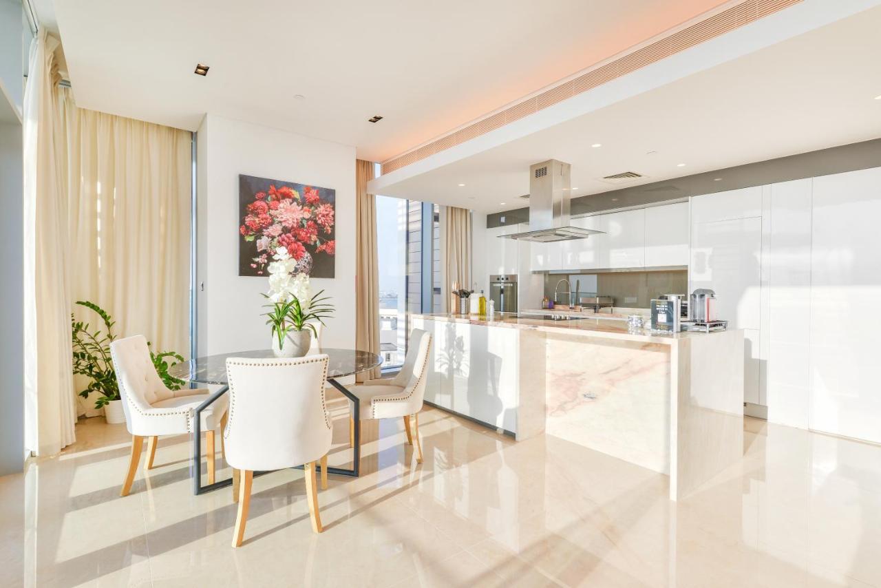 Posh 2 Bedroom Oceanfront Apt In The Heart Of Bluewaters Island 迪拜 外观 照片