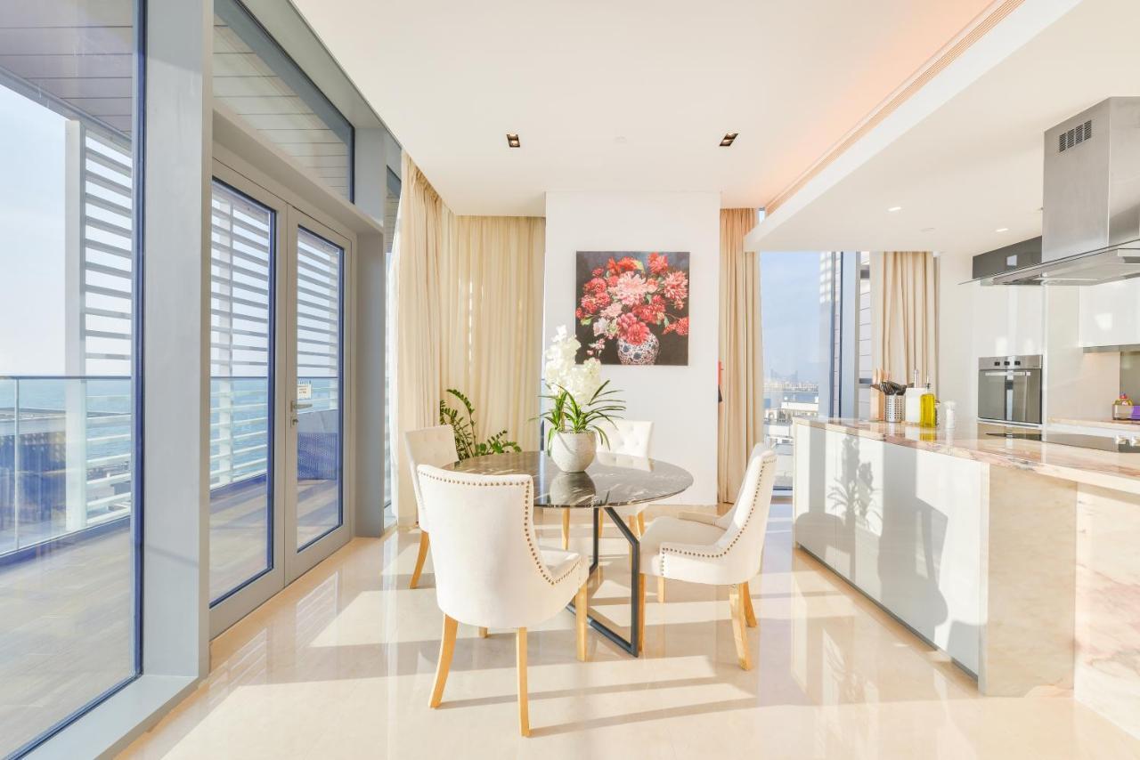 Posh 2 Bedroom Oceanfront Apt In The Heart Of Bluewaters Island 迪拜 外观 照片