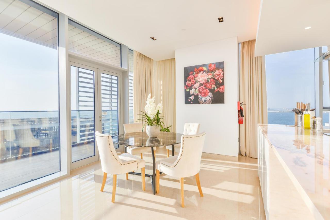 Posh 2 Bedroom Oceanfront Apt In The Heart Of Bluewaters Island 迪拜 外观 照片