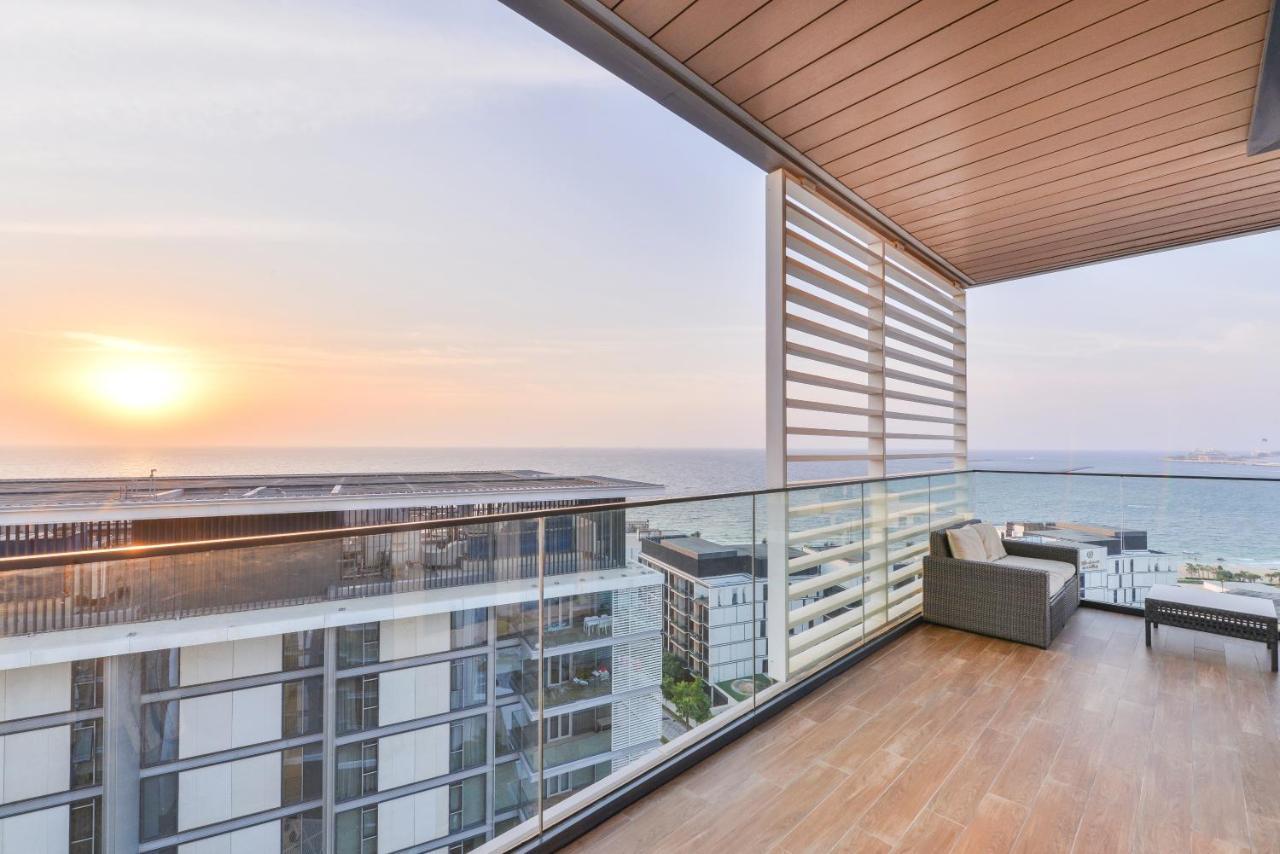 Posh 2 Bedroom Oceanfront Apt In The Heart Of Bluewaters Island 迪拜 外观 照片